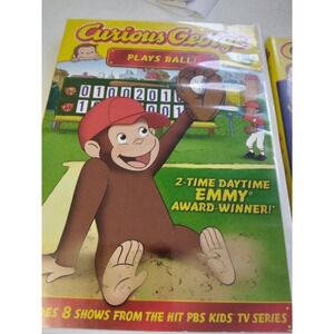Dvd Curious George Bundle of 7 from PBS series